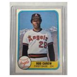 1981 Fleer Baseball Rod Carew #268