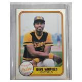 1981 Fleer Baseball Dave Winfield #484