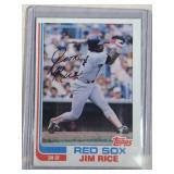 1982 Topps Baseball Jim Rice #750