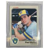 1983 Fleer Baseball Paul Molitor #40