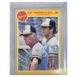1985 Fleer Baseball Cal Ripken Sr. & Jr. #641