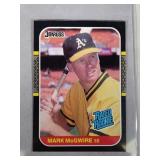1987 Donruss Baseball Mark McGwire #46