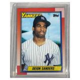 1990 Topps Baseball Deion Sanders #61