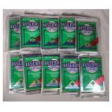ten 1990 Upper Deck Baseball packs