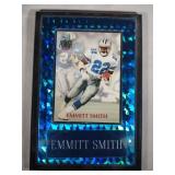 framed ProSet Emmitt Smith football card