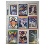 Paul Molitor baseball cards-9 cards