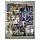 nine Natrone Means & nine Issac Bruce football