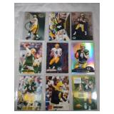 Brett Favre football cards-9 cards