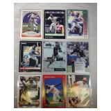 Deion Sanders Football & Baseball cards-9 cards