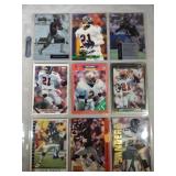 Deion Sanders football cards-9 cards