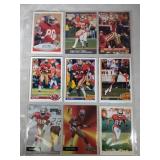 Jerry Rice football cards-9 cards