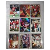 Steve Young football cards-9 cards