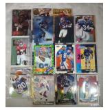 nine football cards-Thurman Thomas, Andre Reed &