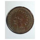 1888 & 1889 Indian Head Penny coins