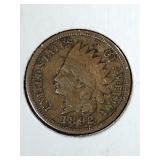 1892 & 1983 Indian Head Penny coin
