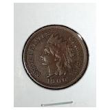1900 & 1901 Indian Head Penny coins