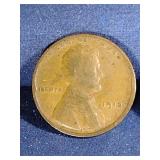 1910, 1911 & 1912 Lincoln Wheat penny coinss