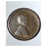 four 1921 S Lincoln Wheat penny coins