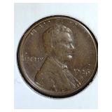 three 1926 S Lincoln Wheat penny coins