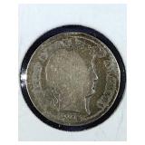 1906 Barber Dime coin