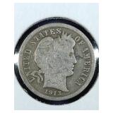 1913 Barber Dime coin