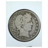 1911 Barber Quarter coin