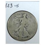 1923 S Walking Liberty Half Dollar coin