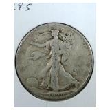 1929 S Walking Liberty Half Dollar coin