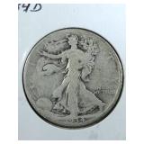 1934 D Walking Liberty Half Dollar coin