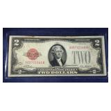 1928 $2 red seal bank note