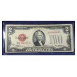 1928 D $2 red seal bank note