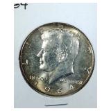 1964 Kennedy Half Dollar coin