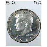 1968 S Proof Kennedy Half Dollar coin
