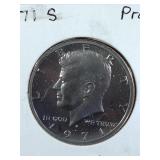 1972 S Proof Kennedy Half Dollar coin
