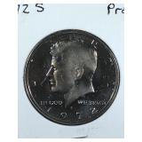 1972 S Proof Kennedy Half Dollar coin