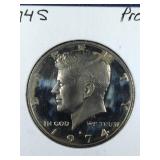 1974 S Proof Kennedy Half Dollar coin