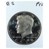 1978 S Proof Kennedy Half Dollar coin
