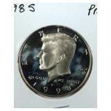 1998 S Proof Kennedy Half Dollar coin