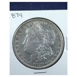 1879 Morgan Silver Dollar coin