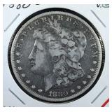 1880 O Morgan Silver Dollar coin