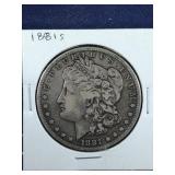 1881 S Morgan Silver Dollar coin