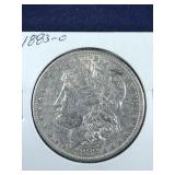 1883 O Morgan Silver Dollar coin