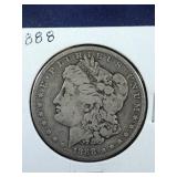 1888 Morgan Silver Dollar coin