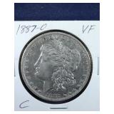 1887 O Morgan Silver Dollar coin