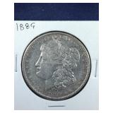 1889 Morgan Silver Dollar coin