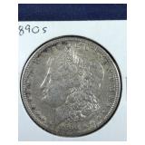 1890 S Morgan Silver Dollar coin