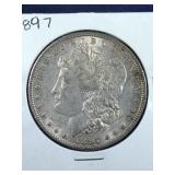 1897 Morgan Silver Dollar coin