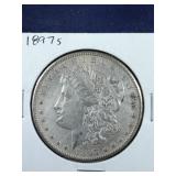 1897 S Morgan Silver Dollar coin