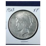 1923 Peace Dollar coin