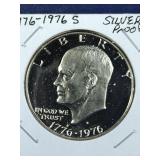 1776-1976 S Silver Proof Ike Dollar coin
